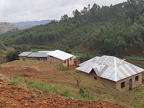 Small village in the mountains